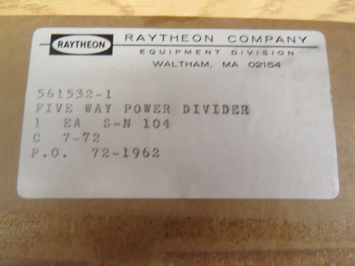 Raytheon Five Way Power Divider