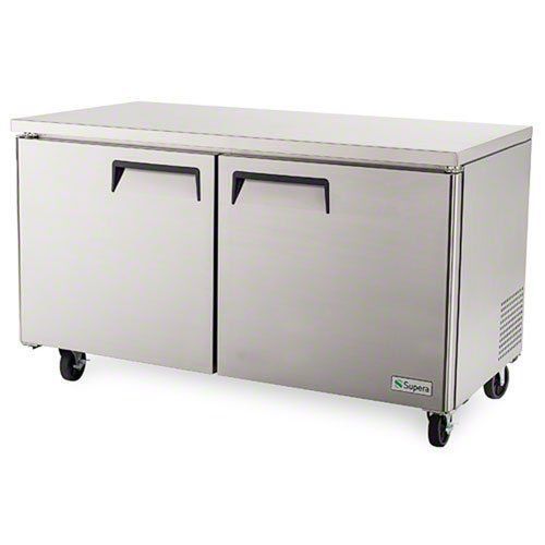 Supera (uf2r61) 60&#034; 2-door undercounter freezer for sale