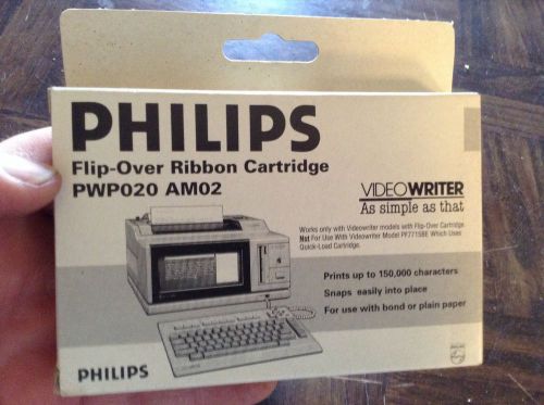 Old video writer flip over ribbon printer cartridge