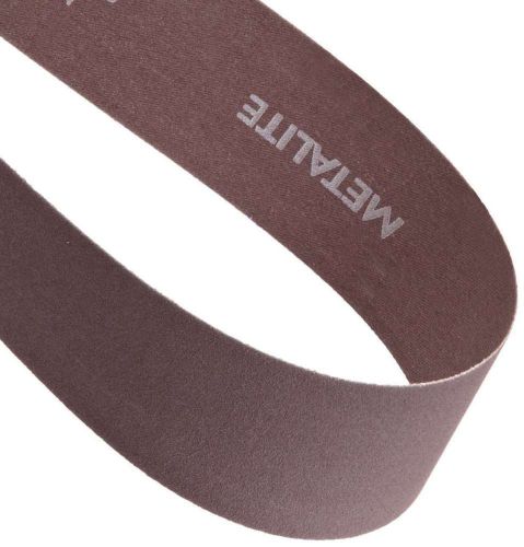 Norton Metalite R228 Benchstand Abrasive Belt, Cotton Backing, Aluminum Oxide, 2