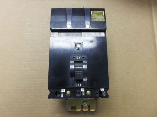 Square D FA FA36020 20 amp 3 pole 600v Circuit Breaker BLACK FLAWED