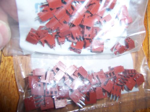 70 pcs Waldom Molex pluggable PCB-mount terminal blocks 2- 3-leads 2.5mm pitch