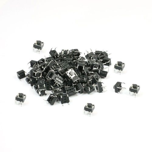 100Pcs Tactile Push Button Switch Tact Switch 6X6X5mm 4-pin DIP