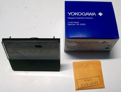 Yokagawa 0-1 MADC 0-22/250 Alternator Panel Meter 260400FA-FA9JGC NIB