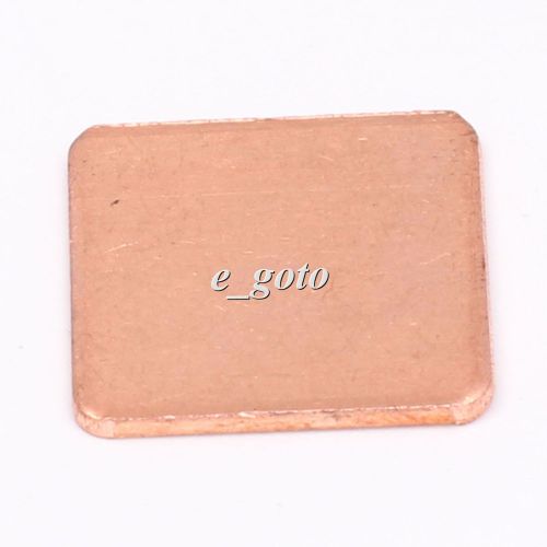 5PCS Heat sink 15*15*1MM IC Heat sink Copper 15x15x1MM Cooling Fin