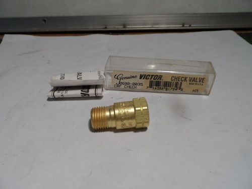 VICTOR   CHECK VALVE     MODEL CRF      UNUSED      0614