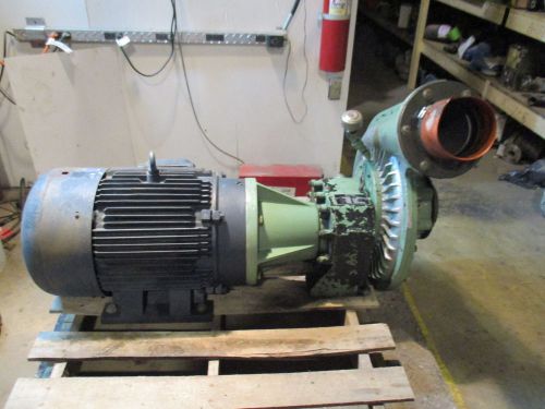 Invincible turbo flow air mover / leeson 40hp motor #818622 mod:7515 used for sale