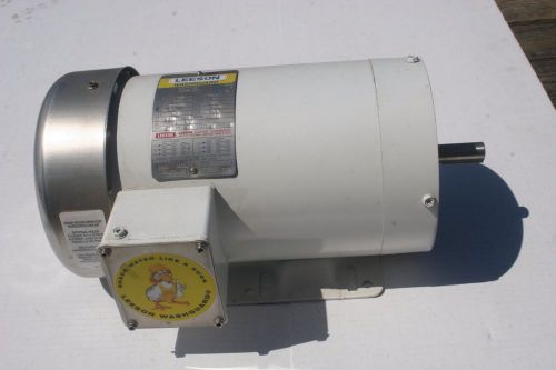 Leeson washdown motor cat # 115746.00 1 1/2 hp 1 ph 1140 rpm  208-460 new  obo!! for sale