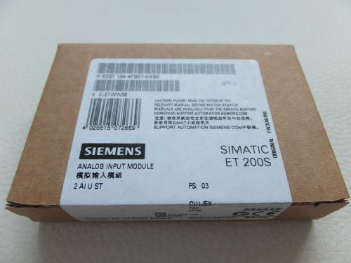 Siemens simatic analogue input 2ai et 200s 6es7 134-4fb01-0ab0  (rs 662-3589) for sale