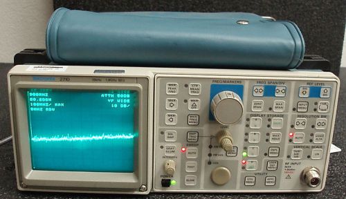 Tektronix 2710 spectrum analyzer 10khz - 1.8ghz no reserve!! for sale