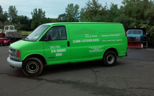 2000 chevy G3500 carpet cleaning van