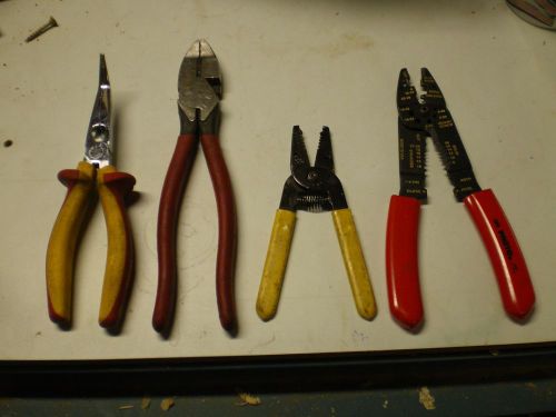 KLEIN 11047,WIHA 8&#039;&#039; BENT NOSE PLIERS, PROTO 299,CRESCENT 2050-9