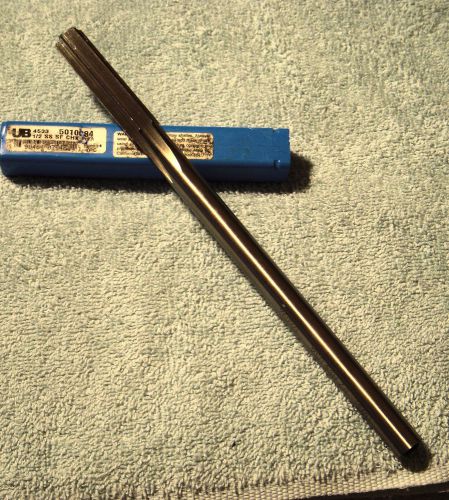 New Union Butterfield 1/2&#034; X 8&#034; Stright Flute Reamer HSS