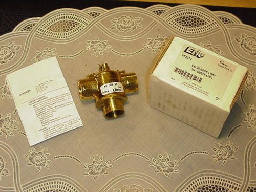 Erie Valve Body Three Way VT3313 3/4 Sweat 4.0 Cv NEW IN BOX!