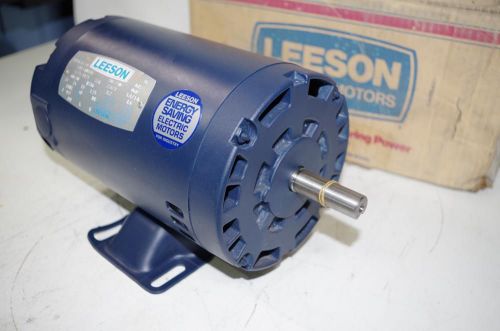 LEESON 3/4HP AC MOTOR # 110030.00 # C4T17DH4B 208-230/460VAC 60/50HZ.  1725RPM