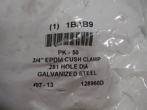 3/4&#034; epdm cush clamp (50pcs) for sale