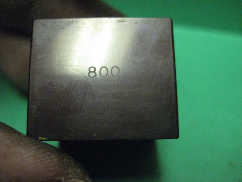 Machinist Tool Sale 1&#034; PRATT &amp; WHITNEY GAUGE BLOCK 0.800 R290