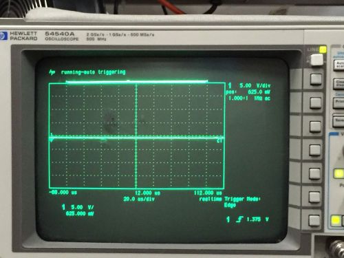 Hewlett Packard HP 54540A 2 GSa/s - 1 GSa/s - 500 MSa/s 500 MHz Oscilloscope