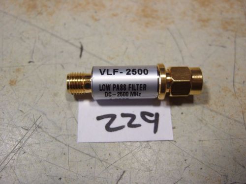 Minicircuits VLF-2500  Low Pass Filter DC-2500 MHz. SMA New