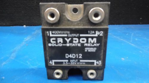 CRYDOM Solid State Relay Model: D4D12 3.5-32 V