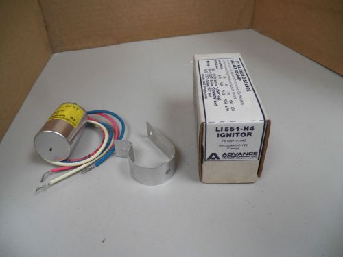 NEW ADVANCE LAMP IGNITOR L1551-H4 L1551H4 CC-125 CLAMP