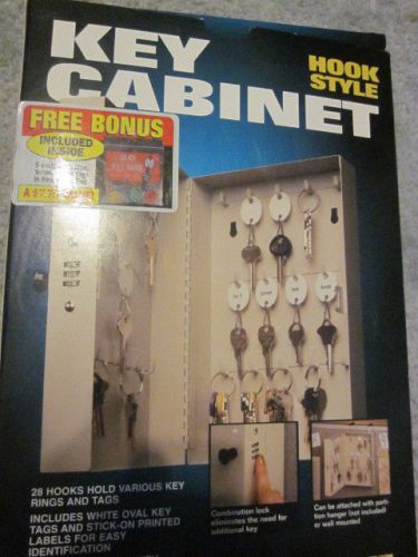 MMF Industries 28-Key Hook-Style Steel Key Cabinet (201202889) !Free Shipping