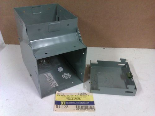 *NEW* LD6-90L 6&#034; Square D 90 Degree Duct Wireway LD690L 51123 X100