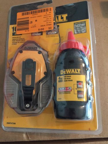 DEWALT 6:1 Chalk Reel with Red Chalk DWHT47246L NEW