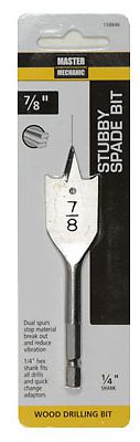 DISSTON COMPANY MM 7/8x4 Stub Spade Bit