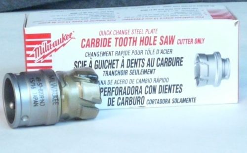 Milwaukee 15/16&#034; 24mm carbide tooth hole saw cutter brand new box 49-57-8209 for sale