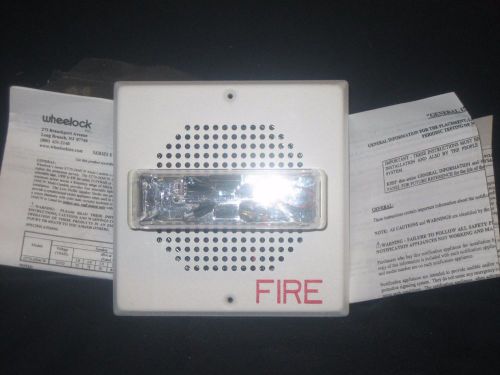 Wheelock Strobe Speaker 15/30/75/110cd White ET70-24MCW-FW 109021