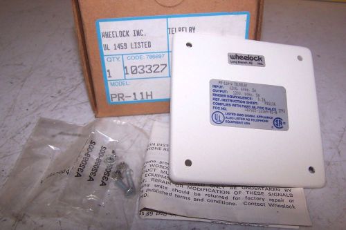 NEW WHEELOCK PR-11H-W TELRELAY 120 VAC 5 AMP 60HZ WHEELOCK PR-11H