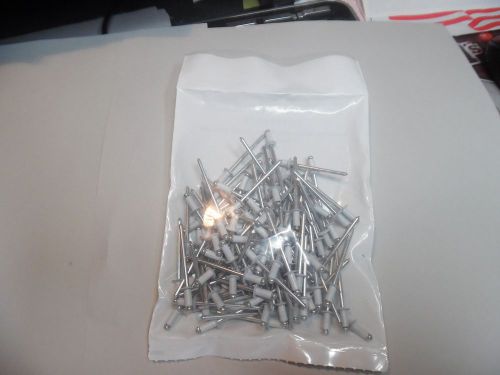 Rivets white 1/8&#034; x 3/8&#034; aluminum 100pack by spectra for sale