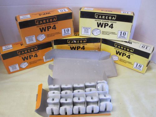 ZAREBA WP4 CERAMIC CORNER INSULATOR-LOT OF 6 BOXES-60 TOTAL! FREE SHIPPING!