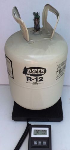 Aspen Refrigerant R12 FULL 30 lb Tank R-12 Sealed Not In Box
