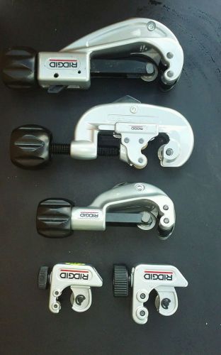 Set of 5 RIDGID PIPE CUTTERS