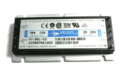 Vicor DC-DC Conv. 300VDC input @ 250W, 28VDC converter @ 200W  ( VI_B6L_CU )