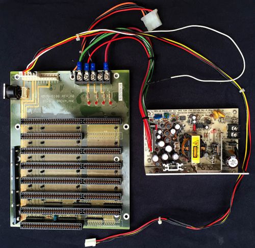 ISA Passive Backplane (6+2 slots) with 24 VDC Power Supply