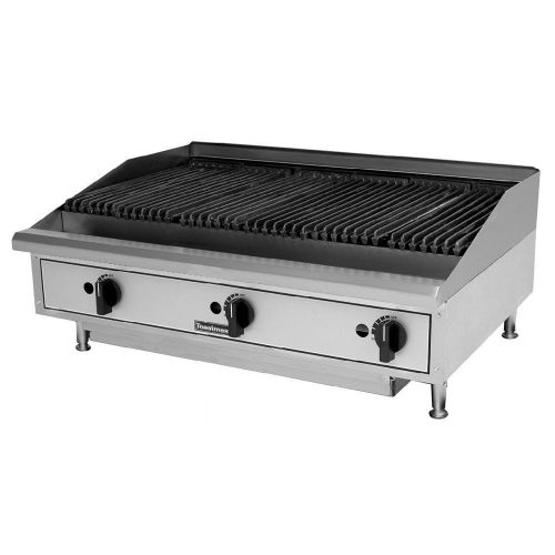 Toastmaster TMLC36, 36-Inch Countertop Lavarock Gas Charbroiler, UL