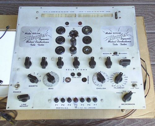 Hickok 533DM &#039;Big Meter&#039; Tube Tester