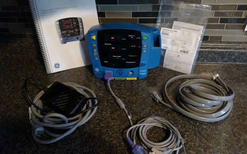 Ge dinamap carescape v100 vital signs monitor w/accessories for sale