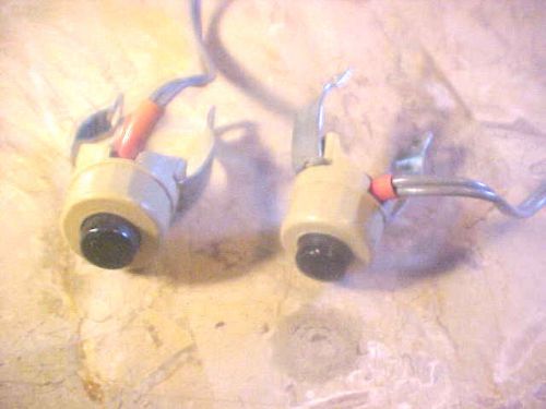 2 VINTAGE ELECTRICAL PUSH BUTTON DEVICES