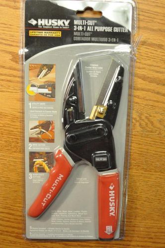 (1) husky by ronan 3-in-1 multi-cut all purpose cutter 401 735168 735 168 fast! for sale