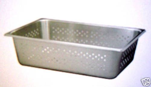 New Polarware P20126 Full Size Perforated Steam Pan 6-in Deep NSF