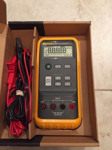 Fluke 712 RTD Process Calibrator, 4000 ohms Resistance 710 Series