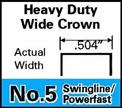 STAPLE,#5 9/16&#034;HD SWINGLINE