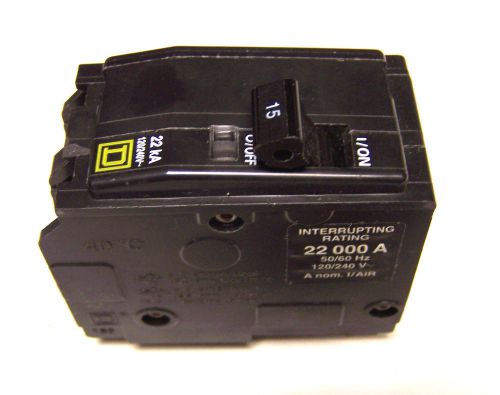 NEW Square D 2P 15A  BREAKER...  QO215VH (22K)   Newest Style ...  L-68F