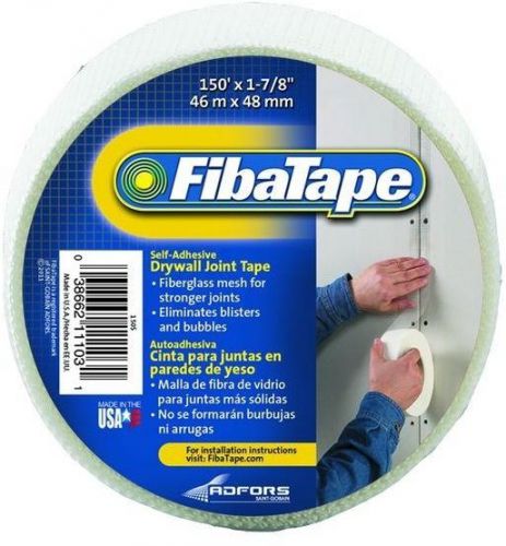 Fibatape 150 ft. white self-adhesive fiberglass mesh drywall joint tape new for sale