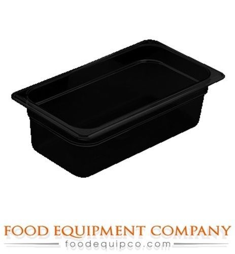 Cambro 36HP110 H-Pan™ 1/3-size 6&#034;D black  - Case of 6