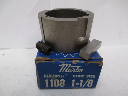 NEW MARTIN TAPER LOCK BUSHING 1108 1-1/8&#034; BORE